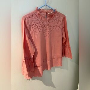 GAP Coral Eyelet Women's Blouse